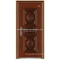 New Imitated Coppa Paint Steel Security Door KKD-504 With High Quality For Main Door Design